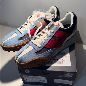 New Balance Men's Blue and Red Sneakers